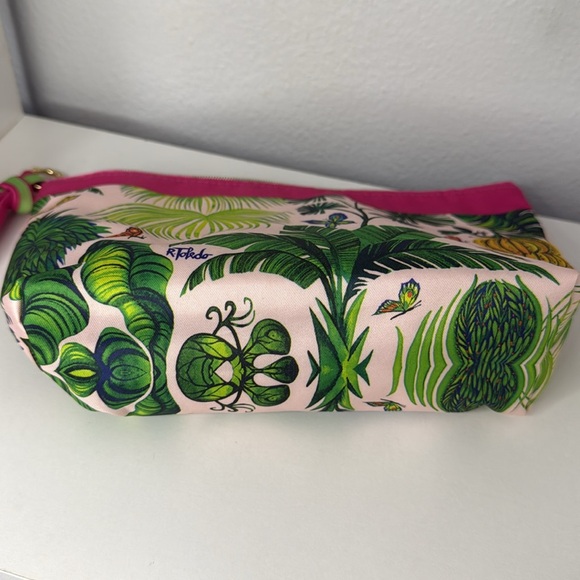 Estee Lauder Pink and Green Tropical Cosmetic Bag - Picture 6 of 6